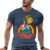 Oversized graphicswearDistressed Rainbow T-Shirt sports fan t-shirts oversized t shirt Short sleeve tee