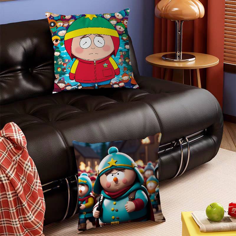E-Eric Theodore Cartman Kissenbezug Abnehmbarer Waschbarer Kissenbezug – Ganzjahresweichleinen