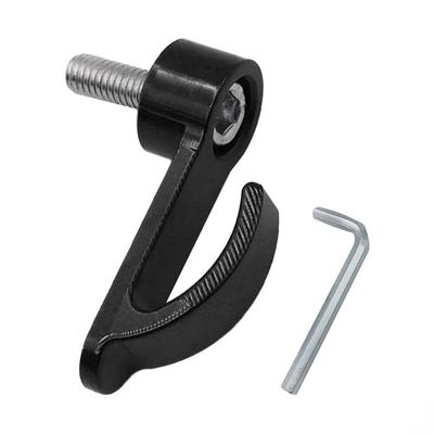 Crochet de transport pour sac de casque de moto en alliage d'aluminium, 1 pièce, support de crochet à trou unique pour Dirt Bike, Scooter électrique, cyclomoteur