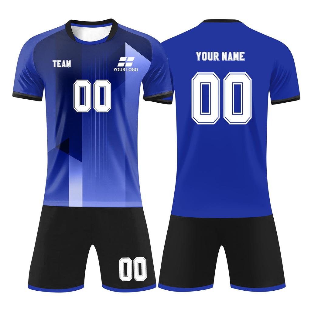 Personlig skjortesett for menn jenter med navnenummer Spesialtilpassede fotballdrakter for gutter treningsdress