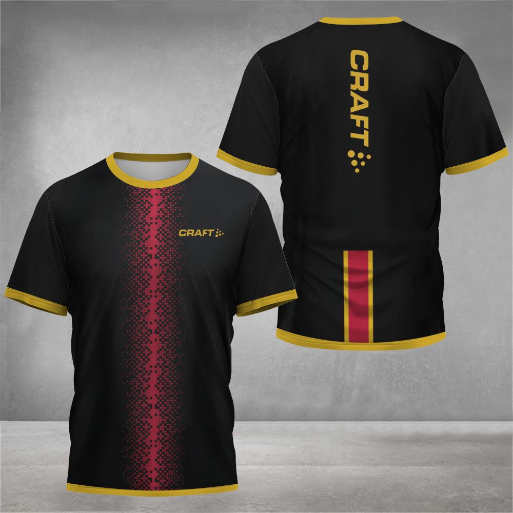 2026 New Summer Outdoor Leisure Men's Hiking Sports Letter Printed Comfortable and Breathable Round Neck T-shirt