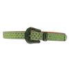 Y2K Punk Rhinestone Sequin Hip Hop Pin Buckle Leather Belt for Women