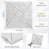 12 Pieces Acoustics Foam Wall Tiles Soundproof Foam Panel Square Wall Panels Perfect for Quiet Study Spaces and Library