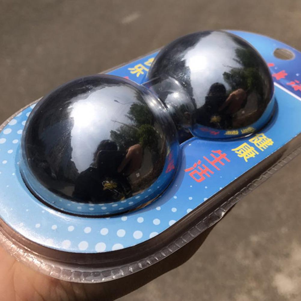 1 Pair Baoding Balls Elderly Rehabilitation Hand Finger Exercise Ball Rotating Joints Muscle Training Stress Relief Health Care