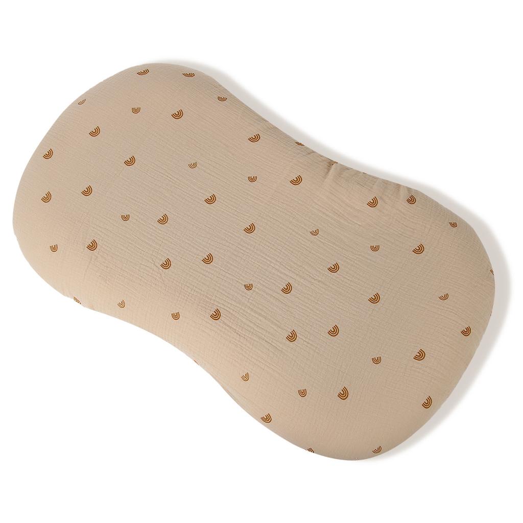 100% Baumwolle Knittermusselin Spannbettlaken für Säuglinge und Babys Weich Atmungsaktiv Einfarbig Baby Stubenwagen Matratzenbezug Bettwäsche