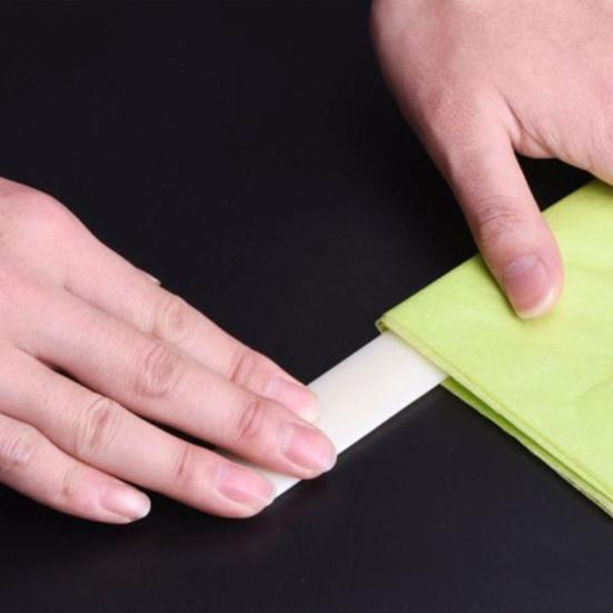 2Pcs/Set DIY Paper Leather Crafts Plastic Folder Creaser Scoring Creasing Tool