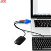 JCD USB To Dual PS2 Adapter Male To Female Cable Converter USB To PS2 Splitter For Keyboard Mouse Dock Adapter for PC Computer