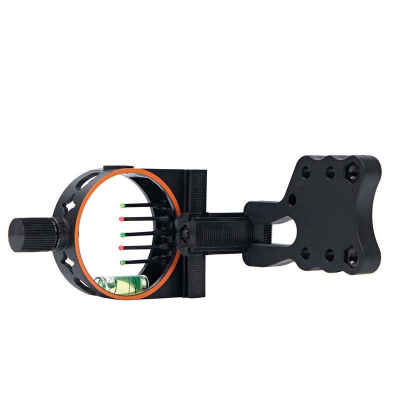 Crossbow Compound Bow with 5-Pin Sight, Level Light, and Four-Way Adjustment