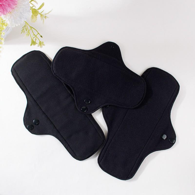 Cotton Panty Liners Sanitary Pads Ultra Soft Breathable Heat-Pressed Daily Night Use With Wings