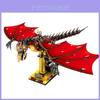 Dragon Smaug Assembly Building Block Toy Model Ornament With Movable Wings For Kids Creative Play