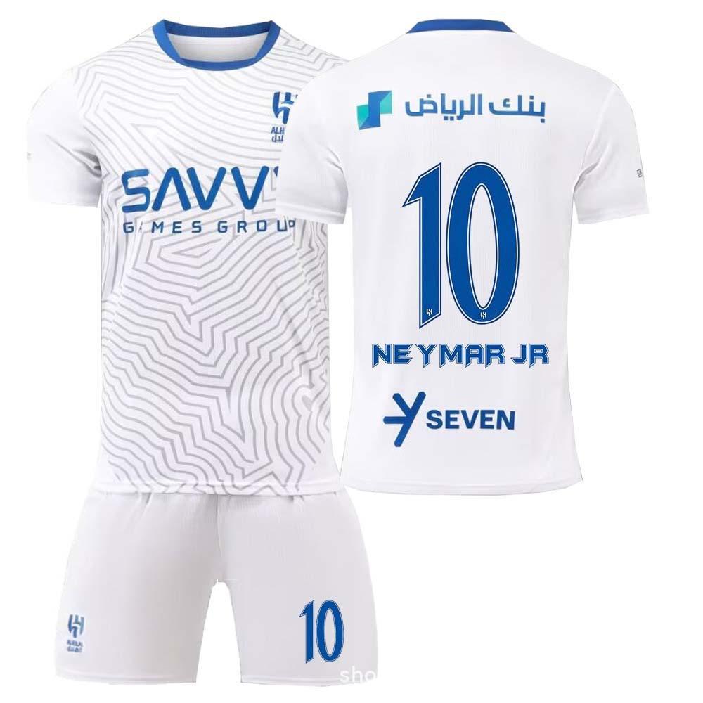 2425 Riyadh Crescent No. 10 Neymar Riyadh Victory No. 7 Ronaldo Children's Adult Cross-border Football Suit
