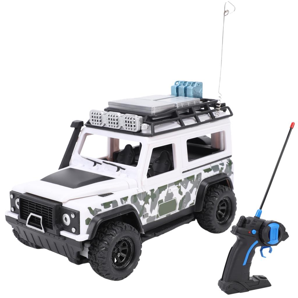 1 24 RC Car, Remote Control Off Road Car for Kids, Electric Climbing Toy Vehicle with LED Lights and Sound, All Terrain