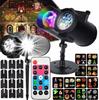 Christmas Snow LED Projector with Remote Control Laser Spotlight for House Projector