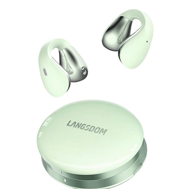 

Lansyton AirSoul Open-Ear Clip-On Bluetooth Headphones