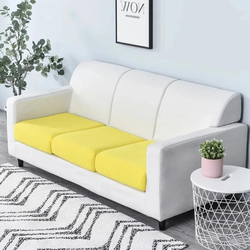 Jacquard Sofa Cushion Cover Elasticity All-season Universal Shower Cap Design for Easy Installation Suitable for All Occasions
