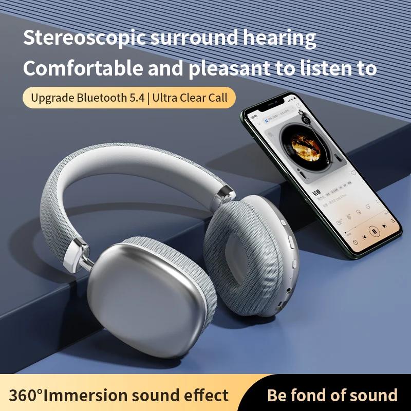 NEW Air Max Bluetooth Earphone Over Ear Wireless Headset Stereo Surround Gaming Headphone For Phone