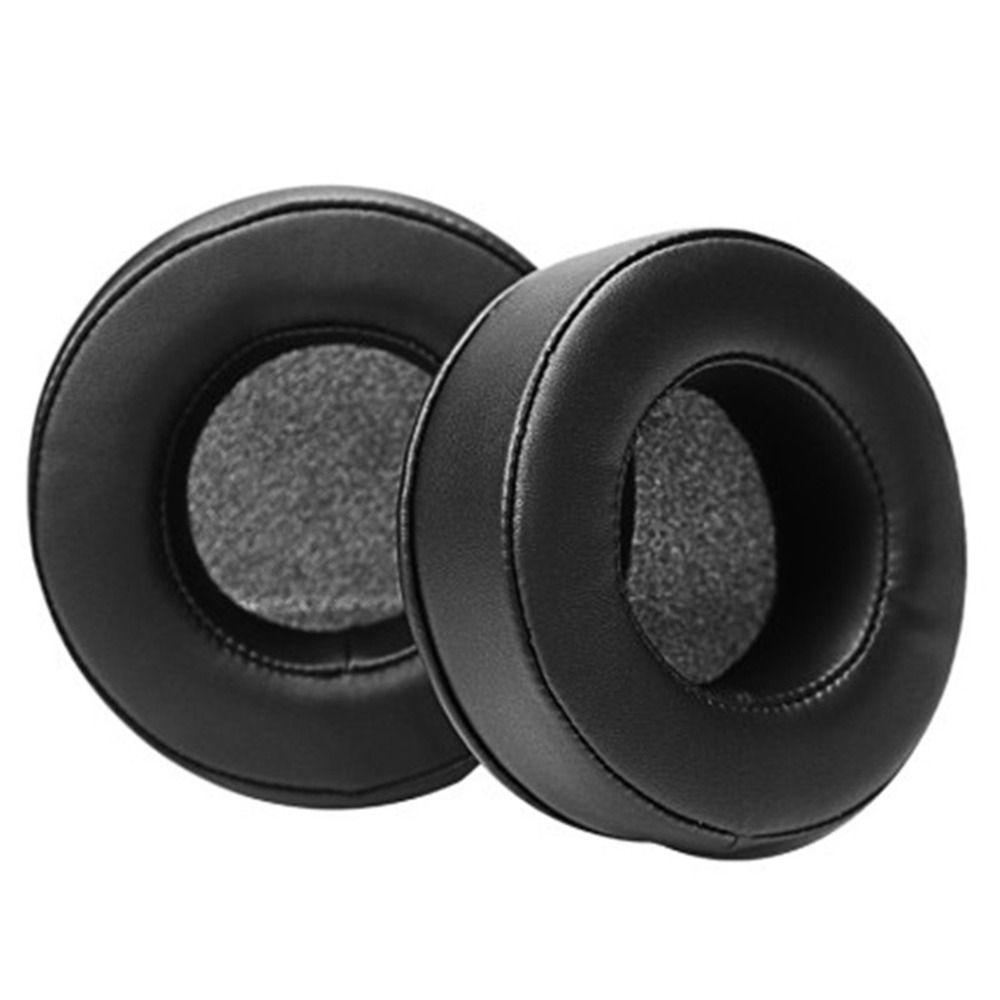 1Pair Round Ear Cushion Protein Leather Headphone Protective Cover Ear Pads  Headphones Accessories
