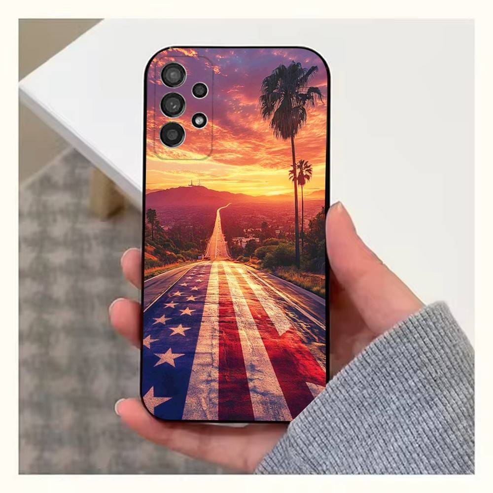 Americans Flag Great Case For Samsung S22,S21,S9,S25,S24,S23,Ultra,FE,S20,S10,Plus,Lite,Soft Silicone Black