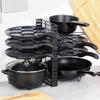 Kitchen Rack Organizer Shelf For Pots, Pans, Lids, Plates