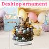 2D Easter Bunny Easter Egg Acrylic Ornament Home Decor