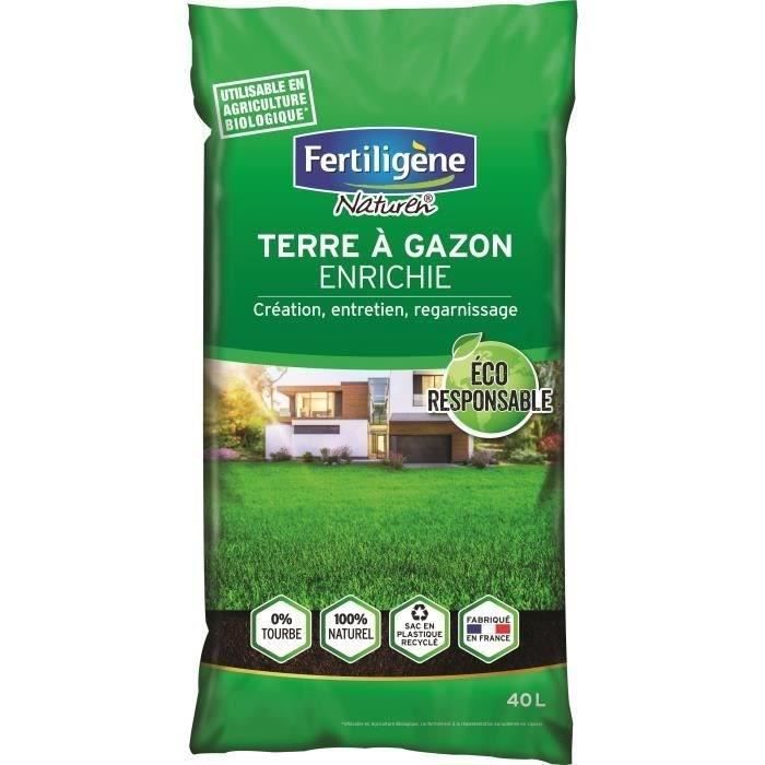Fertiligène enriched responsible lawn soil 40 L