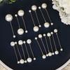 18Pcs/Set Double Head Bridal Imitation Pearl Hair Clip Folding Wedding Hairpins  Ladies