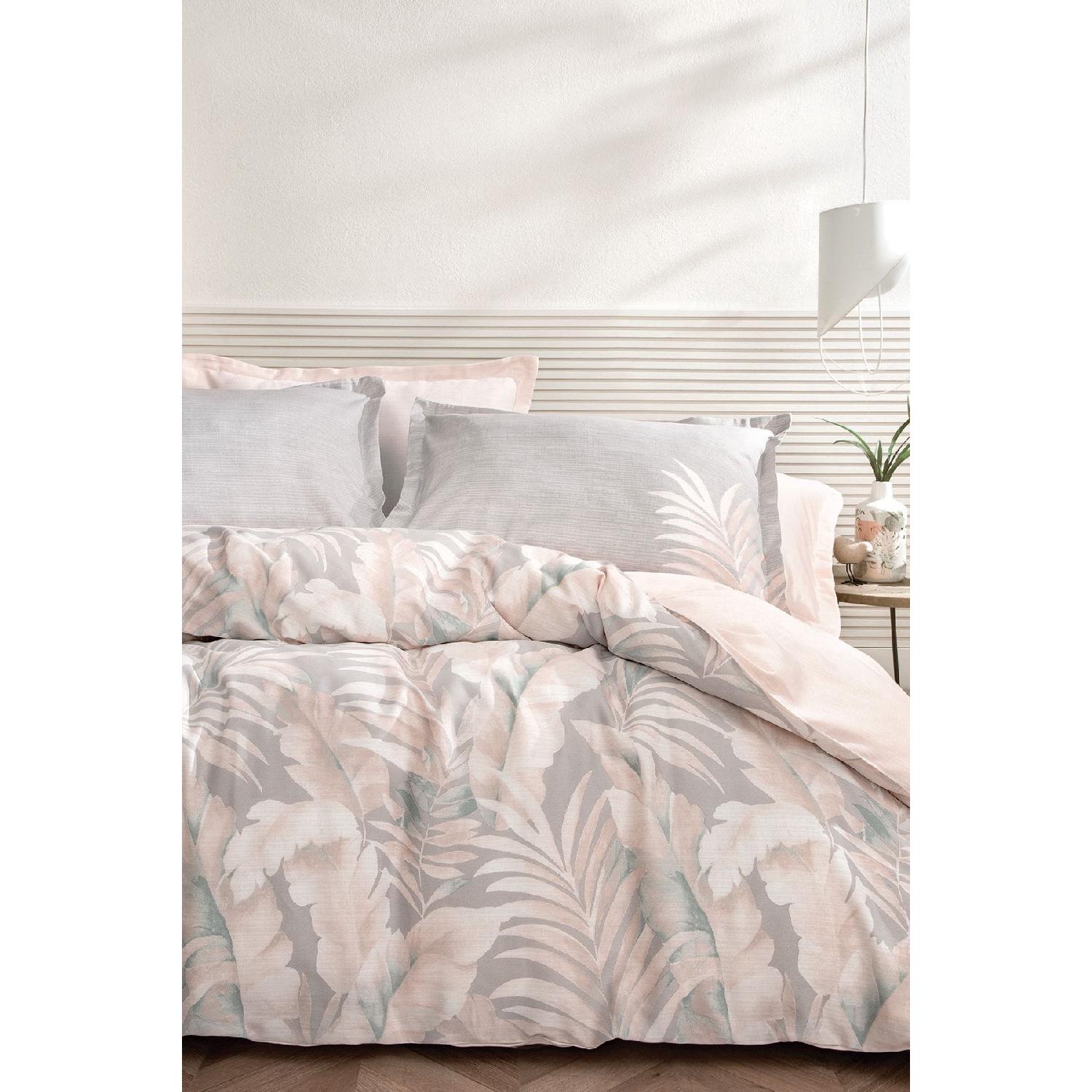 

Комплект двойных атласных пододеяльников Beatrice - Пудровый розовый