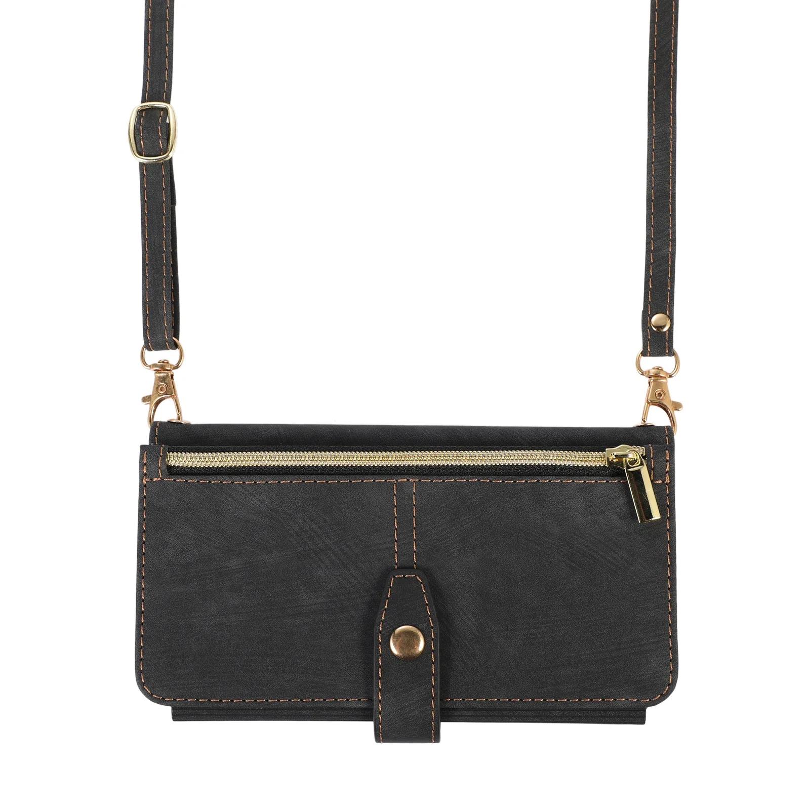 

Чехол-кошелек через плечо для телефона Samsung Galaxy S21 S23 FE S24 S22 Plus S25 Ultra A16 A06 A36 A56 A15 A55 A35 держатель для карт из кожи Galaxy S22