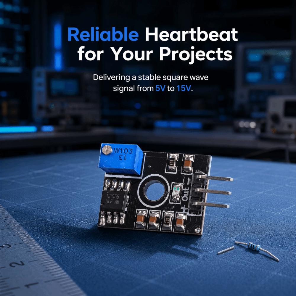 3mA NO Load Current Pulse Output Module 20HZ-10KHZ Frequency NE555 Module DIY Electronics Projects