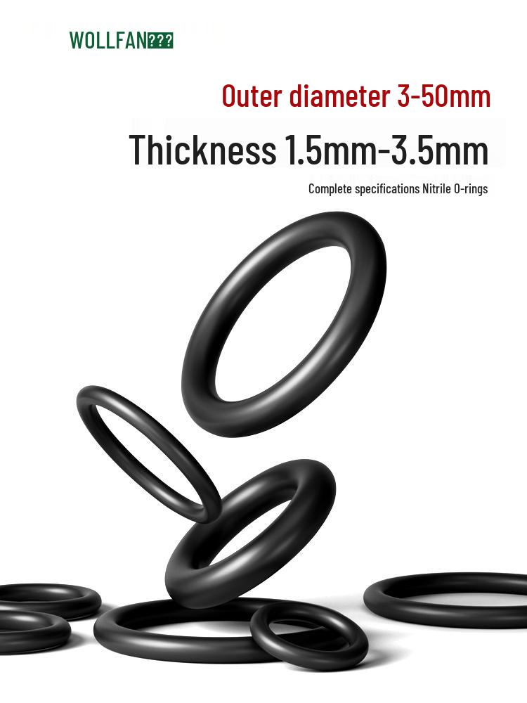 Nitrile Rubber O-Ring Kit: Oil & Heat Resistant for Auto A/C Repair