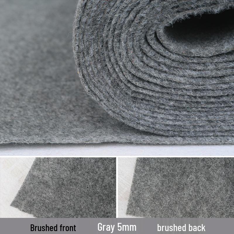 Smoke Gray Ash Exhibition Carpet - Disposable, Thickened, Wear-Resistant, and Plain