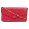 Felice Shoulder Bag M61787 Pochette Wallet Chain Wallet Hot Pink Monogram Vernis Women Used