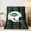 New York Jets Helmet Design Blanket Flannel blanket for bedroom, living room, sofa, and nap sofas