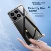 Phone Case for Xiaomi Redmi K70E, for Redmi K70E, Shockproof Silicone Upgraded Camera Lens Personalized Full Coverage Frame - Transparent