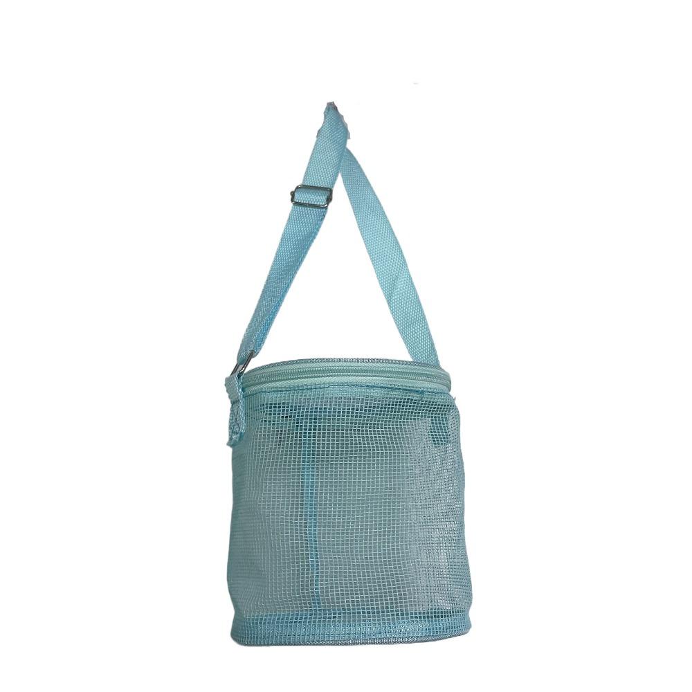 Colorful Net Yarn Shell Storage Bag Round Beach Storage Bag Creative Children's Storage Bag  Teens