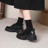 Hot Sale Shoes for Women Mary Janes Women's High Heels Fashion Lace Up Casual Boots Women New Round Toe Platform Heels