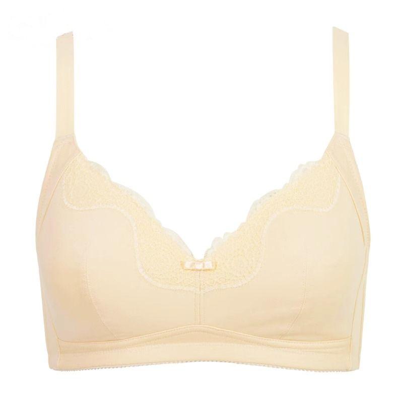 

Ancient and Modern Women s Intimates Small Chest Push up Wireless Bra Lightweight Lace Breathable Natural-looking Bra 0h281 Apricot 75C