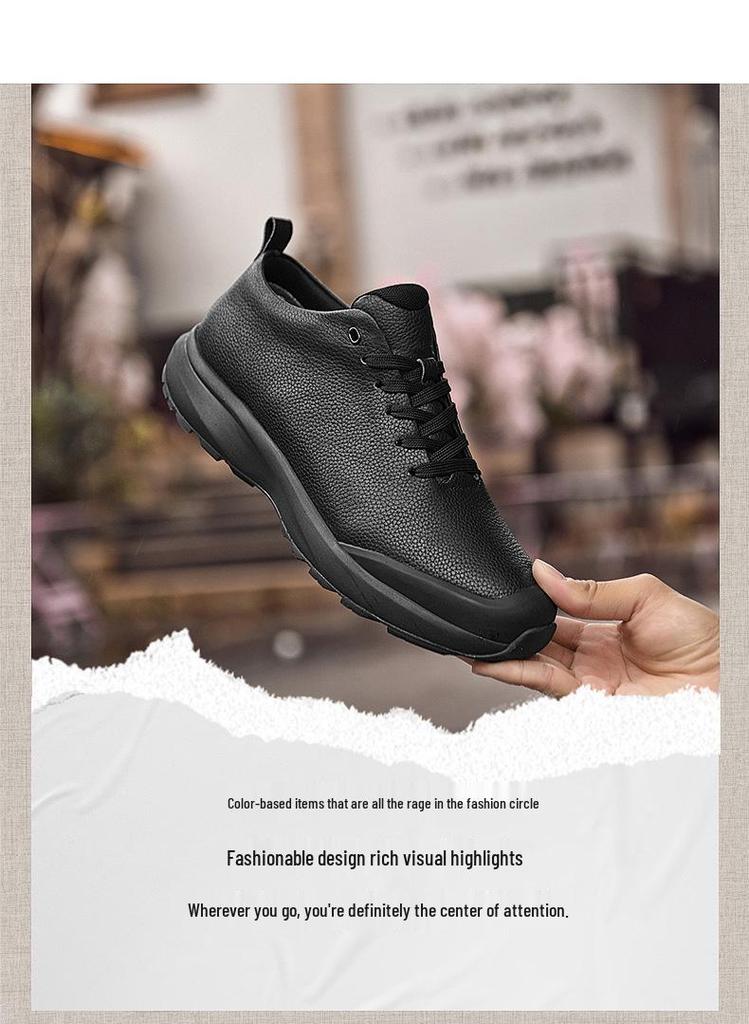 Men's Lightweight Autumn/Winter Casual Leather Shoes - Top Layer Cowhide