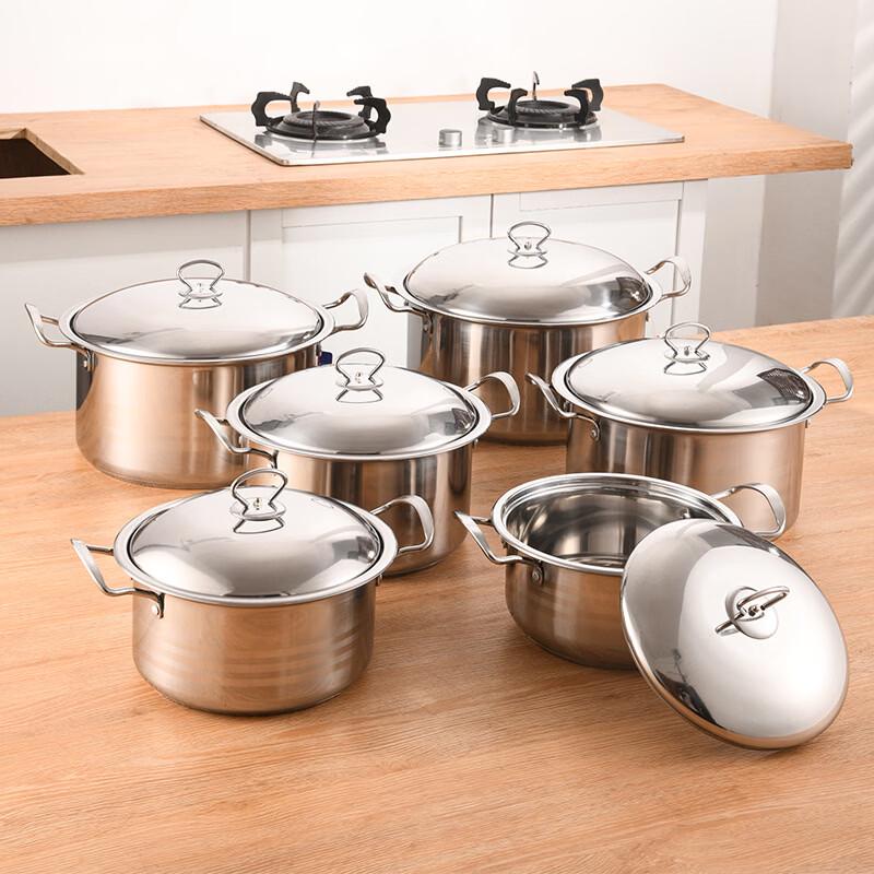 

Wutuo Stainless Steel Universal Composite Bottom Soup Pot Set
