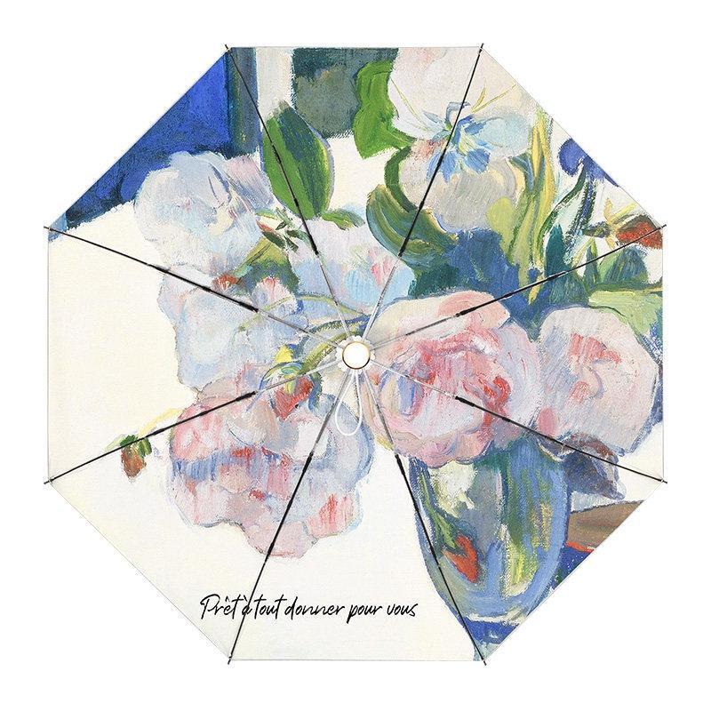 Little Cloth Forest Automatic UV Protection Compact Umbrella