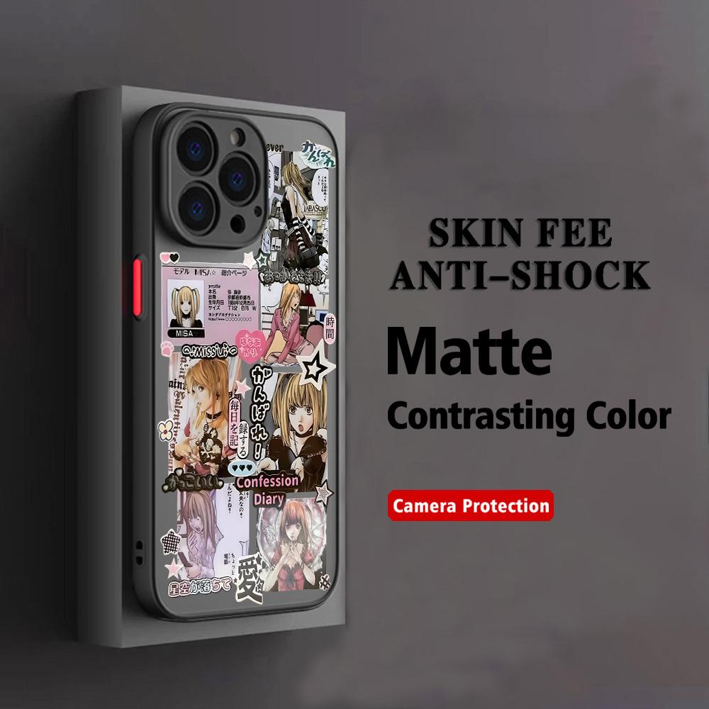 HOT Anime DEATH NOTE Misa Amane Phone Case For iPhone 17 16e 16 15 14 13 12 11 Mini Pro Air  Max X XR XSMax 7 8 6 Plus Matte