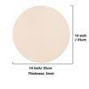 Diy Wood Disc Laser Cutting Poplar Disc Children Handmade Round Wood Chips Teaching Aids