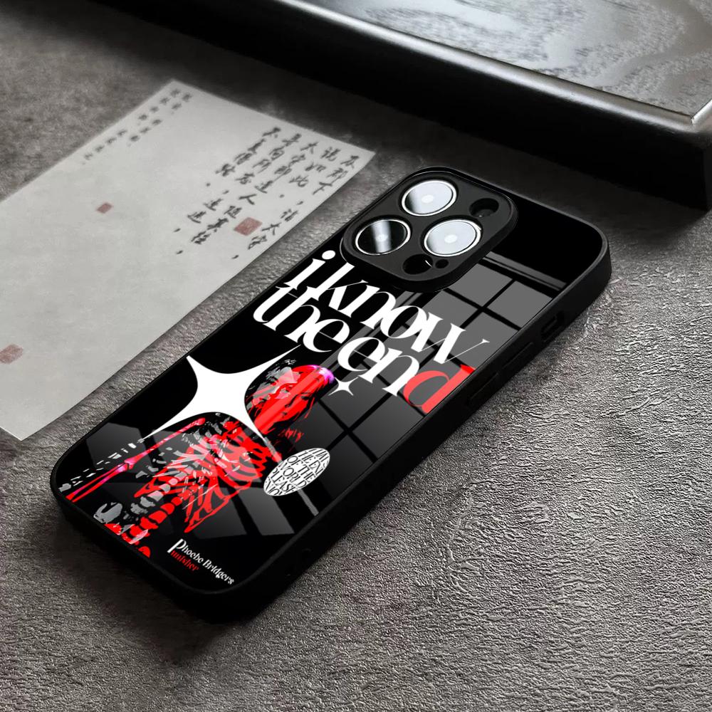 Punisher Phoebe Bridgers Phone Case For IPhone 17 Pro Max 14 Pro 15 12 11 13 Mini X XR XS 16 Plus SE Glass Cover