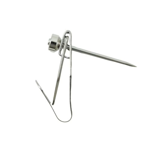 Fukui Metal Craft Safety Stainless Steel X-Hooks, Medium, with Fall Prevention, for Drywall and Wood Walls, Pack of 3, S4007-3