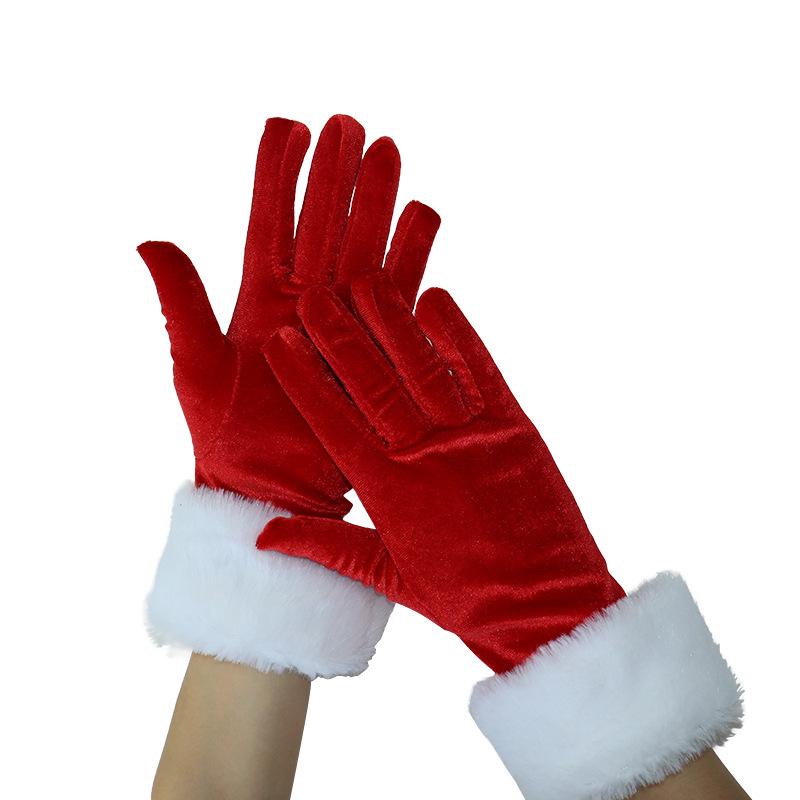 

Перчатки для выступления на рождественской вечеринке Red Velvet One Size