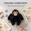 Lifelike Appearance Orangutan Plush Doll Realistic Design Gorilla Stuffed Animal  Kids Gift
