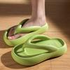 Sommer Damen Dicke Sohle Flip Flops Strand Flache Plateau Hausschuhe Mode Leichtgewichtige Rutschfeste Sandalen Indoor Outdoor Pantoletten