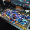 Mega man Color Mouse Pad Large Gaming Table Cushion Non-slip Laptop Tablet Big Mousepad XXL Mat Mini PC Playmat With Lock edge