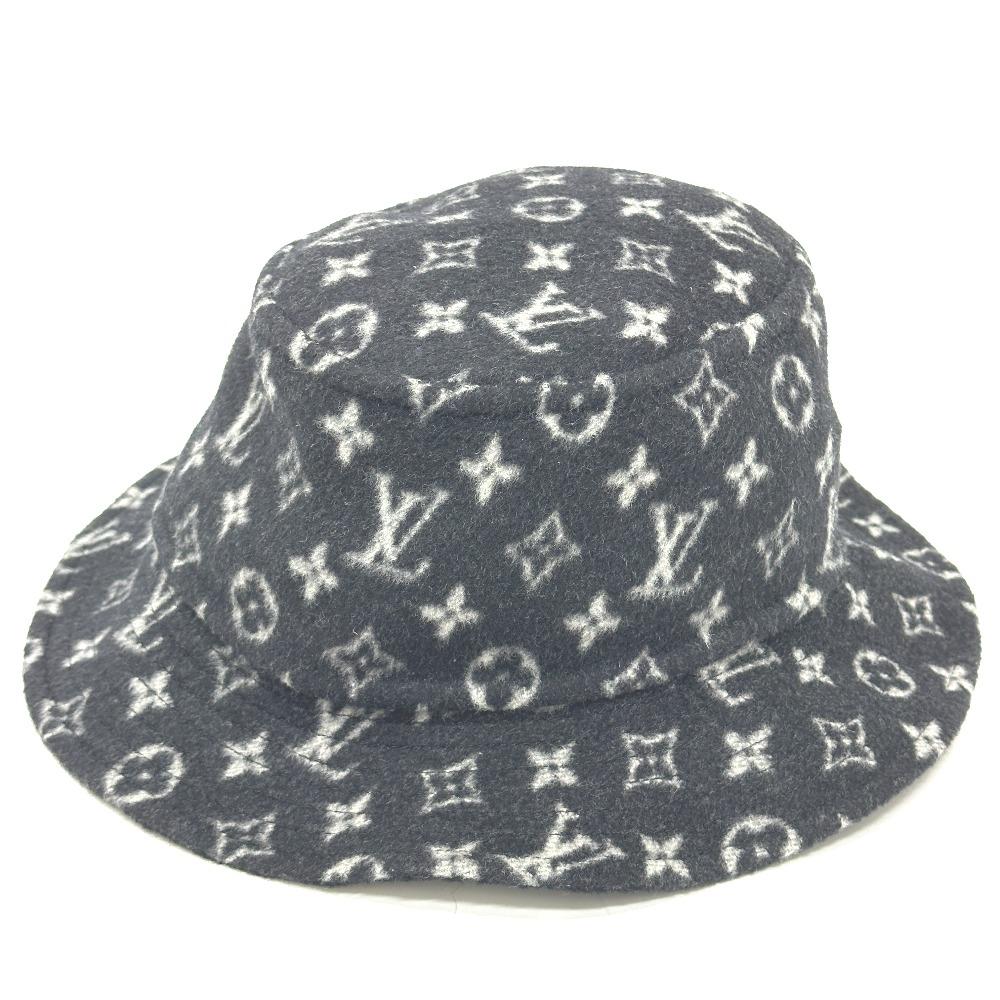 Louis Vuitton M76742 Bob Carry On Apparel Hat Bucket Hat Bob Hat Wool Black