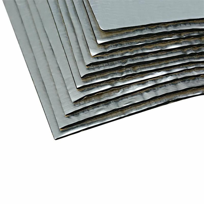Car Soundproofing Deadening Mat Heat Sound Insulation Cotton Firewall Auto Hood Door Deadener 5mm